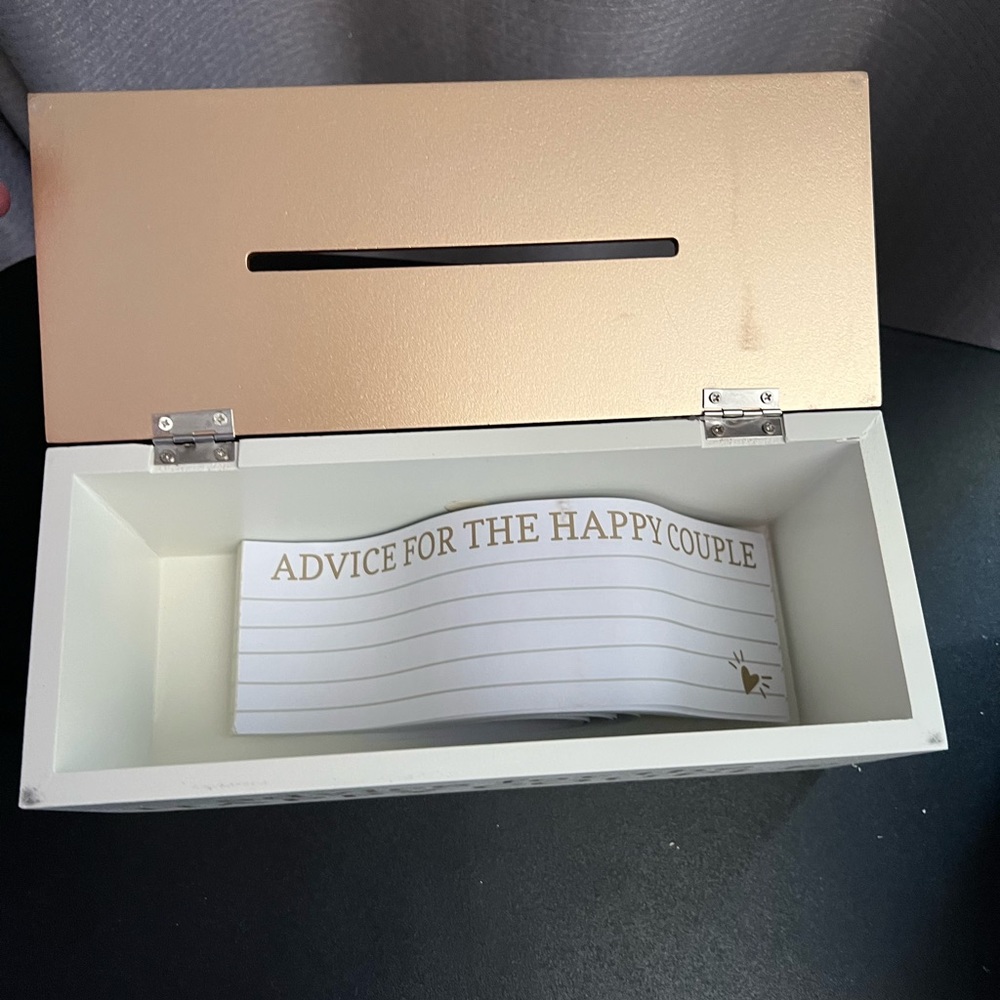 Advice for the Happy Couple Wedding Box